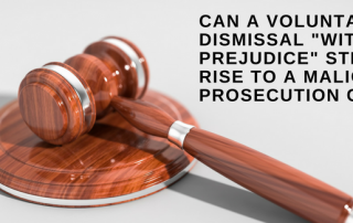 Can a voluntary dismissal _without prejudice_ still give rise to a malicious prosecution claim?