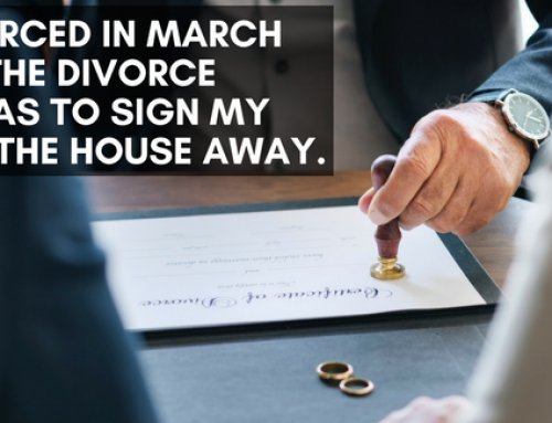 I was divorced in March of 2011, in the divorce decree I was to sign my rights to the house away.